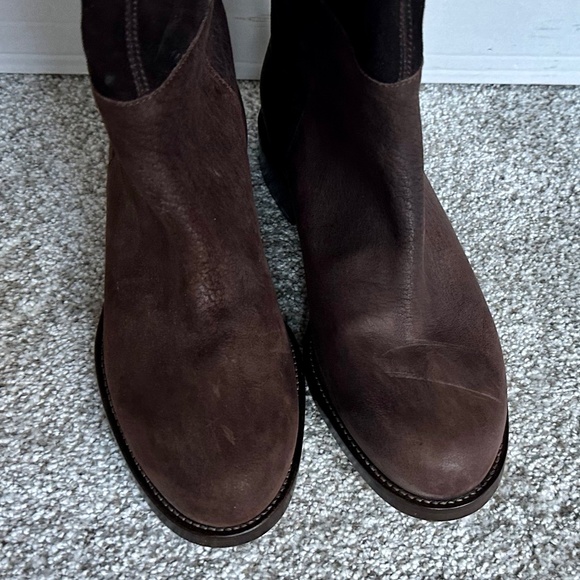 Y2K Marni Chocolate Suede Fold-Over Tall Boots • Size 38/8 • Made in Italy - Picture 7 of 9